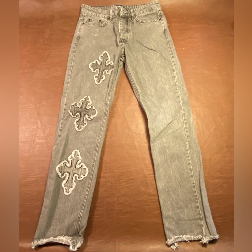 Cross design Jeans
